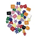 Bulk Savings Pricing 2 | Creativity Street PAC6120 1 lb Plastic Button Assortment - Assorted Colors/Shapes/Sizes (1/Pack) image number 1