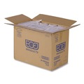 Food Trays, Containers, and Lids | Eco-Products EP-SCRC24LID 5.84 x 8.76 x 1.37 WorldView RPET Plastic Rectangular Lids - Clear (400/Carton) image number 8