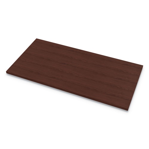 Office Desks & Workstations | Fellowes Mfg Co. 9650501 Levado 60 in. x 30 in. Laminated Table Top - Mahogany image number 0