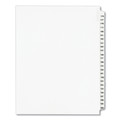 Office Jansan | Avery 01337 11 in. x 8.5 in. 25-Tab 176 to 200 Avery Style Preprinted Legal Exhibit Side Tab Index Dividers - White (1-Set) image number 0