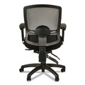  | Alera ALEET4217 Etros Series 17.83 in. to 21.45 in. Seat Height Mid-Back Multifunction with Seat Slide Chair - Black image number 4