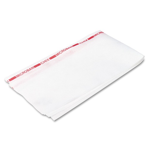 Cleaning & Janitorial Supplies | Chix 8250 13 in. x 24 in. Reusable Fabric Food Service Towels - White (150/Carton) image number 0