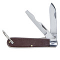 Knives | Klein Tools 1550-2 2-1/2 in. 2 Blade Steel Electricians Pocket Knife image number 1