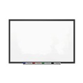 Labor Day Sale! Save $30 off $199! | Quartet 2543B 36 in. x 24 in. Classic Series Porcelain Magnetic Dry Erase Board - White Surface, Black Aluminum Frame image number 0