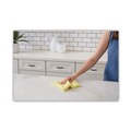 Cleaning Cloths | Boardwalk 2164039 16 in. x 16 in. Microfiber Cleaning Cloths - Yellow (24/Pack) image number 2