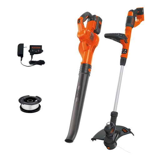 Black & Decker LCC340C 40V MAX Automatic Feed Spool Lithium-Ion 13 in.  Cordless String Trimmer and Sweeper Combo Kit (2 Ah)