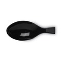 Cutlery | Dixie TM507 Heavy Mediumweight Plastic Cutlery Teaspoons - Black (100/Box) image number 3