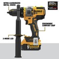 Combo Kits | Factory Reconditioned Dewalt DCK2100P2R 20V MAX XR 3-Speed 1/4 in. Cordless Impact Driver and 20V MAX 1/2 in. Cordless Hammer Drill Driver with FLEXVOLT ADVANTAGE Combo Kit (5 Ah) image number 2