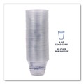 Cups and Lids | Eco-Products EP-CR9 BlueStripe 9 oz. Plastic 25 Percent Recycled Content Cold Cups - Clear/Blue (1000/Carton) image number 8