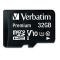 Office Electronics & Batteries | Verbatim 44083 32GB Premium microSDHC Memory Card with Adapter image number 1