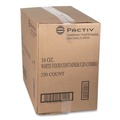 Labor Day Sale! Save $30 off $199! | Pactiv Corp. D16RBLD 3.75 in. Diameter x 3.88 in. h 16 oz Paper Round Food Container and Lid Combo - White (250/Carton) image number 4