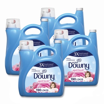 Downy 140 oz Liquid Fabric Softener - April Fresh (4/Carton)