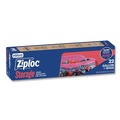 Food Service | Ziploc 383231 9.6 in. x 12.1 in. Double Zipper Storage Bags - Clear (12/Carton) image number 0