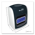  | Acroprint 01-0285-200 ATR480 Digital Display Time Clock and Accessories Bundle - White/Charcoal image number 1