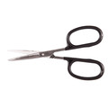 Scissors | Klein Tools 546C 5-1/2 in. Rubber Flashing Scissor with Curved Blade image number 1
