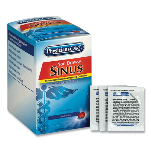 Office Jansan | PhysiciansCare 90087-004 Sinus Decongestant Congestion Medication (50/Box) image number 0