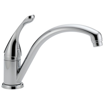 Delta 141-DST Single Handle Kitchen Faucet (Chrome)