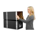  | Bankers Box 00511 Staxonsteel Storage Box Drawer, Letter, Steel Frame, Black (6/Carton) image number 2