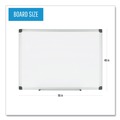  | MasterVision CR1501170MV 48 in. x 96 in. Silver Aluminum Frame Porcelain Value Dry Erase Board White Surface image number 5