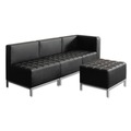  | Alera ALEQB8016 QUB Series 26.38 in. x 26.38 in. x 30.5 in. Corner Sectional - Black image number 6
