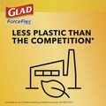 Cleaning & Janitorial Supplies | Glad 78899 ForceFlex 24 in. x 27.38 in. 13 Gallon Kitchen Drawstring Trash Bags - Fresh Clean Scent/White (240/Carton) image number 7