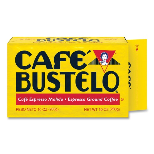 Coffee | Cafe Bustelo 7441701720 10 oz. Brick Pack Coffee - Espresso image number 0