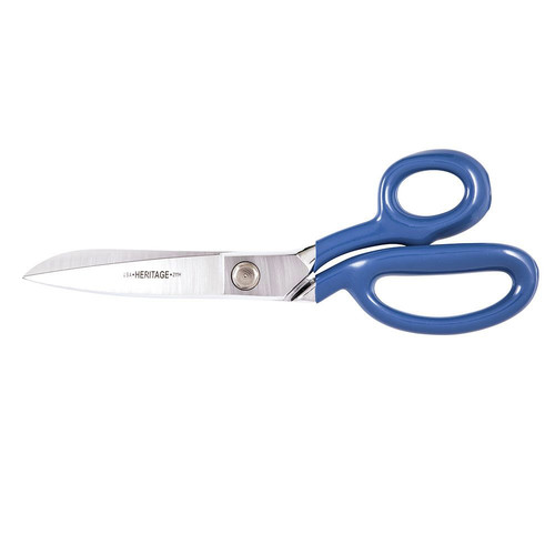 Scissors | Klein Tools 211H 11-1/2 in. Bent Trimmer with Knife Edge and Blue Coating image number 0