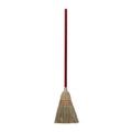 Brooms | Boardwalk BWKBR10016 36 in. Overall Length Synthetic Fiber Bristles Corn/Fiber Brooms - Gray/Natural (12/Carton) image number 1
