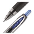 Pens | uni-ball 1736098 Signo 207 Medium 0.7 millimeter Retractable Needle Point Gel Pen - Blue Ink/Clear/Black/Blue Barrel (1-Dozen) image number 1