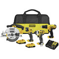 Combo Kits | Dewalt DCK466D2 20V MAX Lithium-Ion Cordless 4-Tool Combo Kit (2 Ah) image number 0