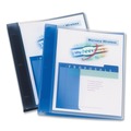 Office Jansan | Avery 17675 11 in. x 8.5 in. 3 Rings 1 in. Capacity Flexible View Binder with Round Rings - Blue image number 2