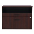  | Alera ALELS583020MY Open Office Series 29.5 in. x 19.13 in. x 22.88 in. 2-Drawer Low File Cabinet Credenza - Mahogany image number 0