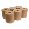Paper Towels and Napkins | GEN G1825 8 in. x 800 ft. 1 Ply Hardwound Towels - Brown (6/Carton) image number 0