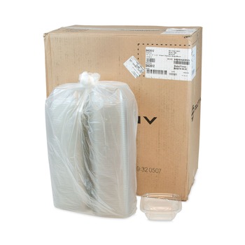 PRODUCTS | Pactiv Corp. SAC0512 EarthChoice 12 oz. Square Recycled Plastic Bowl - Clear (504/Carton)