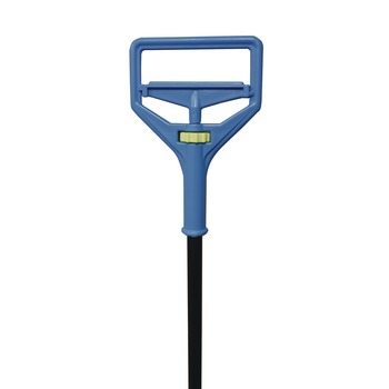 Impact 64 in. Janitor Style Screw Clamp Fiberglass Mop Handle - Blue