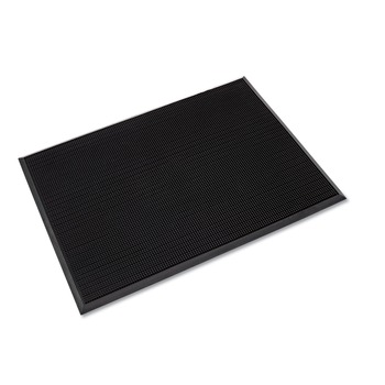Crown MA FG62BK Mat-A-Dor 36 in. x 72 in. Rubber Entrance/Antifatigue Mat - Black