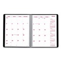 Office Jansan | Brownline CB1200.BLK 14-Month: Dec 2025 to Jan 2027 8.88 in. x 7.13 in. Essential Collection Ruled Monthly Planner - Black Cover image number 1