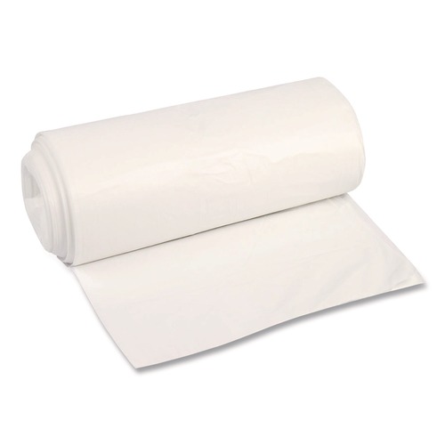 Trash Bags | Boardwalk Z8048WNKR01 40 in. x 48 in. 45 gal. 22 mic High-Density Can Liners - Natural (150/Carton) image number 0