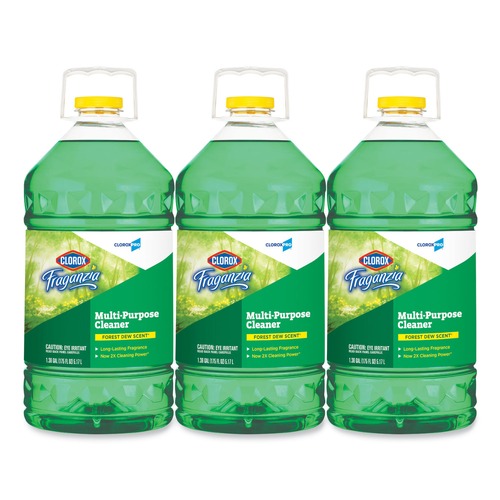 All-Purpose Cleaners | Clorox 31525 175 oz. Bottle Fraganzia Multi-Purpose Cleaner - Forest Dew Scent (3/Carton) image number 0