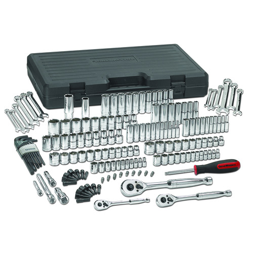 Socket Sets | GearWrench 80932 165-Piece SAE/Metric Multi-Drive 6 & 12 Point Socket and Wrench Set image number 0