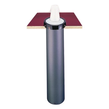 San Jamar SAN C2410C EZ-Fit One-Size-Fits-All Cup Dispenser For 8 oz. to 46 oz. Cups - Black