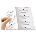 Office Jansan | Avery 08663 2 in. x 4 in. Matte Clear Easy Peel Mailing Labels with Sure Feed Technology for Inkjet Printers - Clear (10/Sheet, 25 Sheets/Pack) image number 2