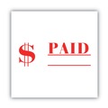Bulk Savings Pricing 2 | ACCUSTAMP2 035578 1.63 in. x 0.5 in. PAID Pre-Inked Shutter Stamp - Red image number 2