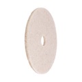 Cleaning & Janitorial Accessories | Boardwalk BWK4017NHE 17 in. Diameter Natural Hog Hair Burnishing Floor Pads - Tan (5/Carton) image number 2