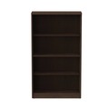 Office Filing Cabinets & Shelves | Alera ALEVA635632ES Valencia Series 31-3/4 in. x 14 in. x 55 in. Four-Shelf Bookcase - Espresso image number 2