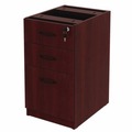  | Alera ALEVA532822MY Valencia Series 15.63 in. x 20.5 in. x 28.5 in. Box/File Full Pedestal - Mahogany image number 1
