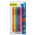Pens | Paper Mate 1898483C SharpWriter 0.7 millimeter Mechanical Pencil - Black Lead/Assorted Barrel Colors (12/Pack) image number 0