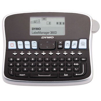 DYMO LabelManager 360D 2.8 in. x 7.76 in. x 5.9 in. 2 Lines Label Maker