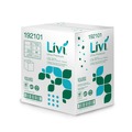 Cleaning & Janitorial Supplies | Livi Ultra Premium 192101 2-Ply Cube Box Facial Tissue - White (6 Packs/Carton) image number 3