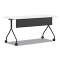Office Furniture Accessories | HON HMTUMOD50.P 50 in. W x 0.13 in. D x 9.63 in. H Universal Modesty Panel - Black image number 1